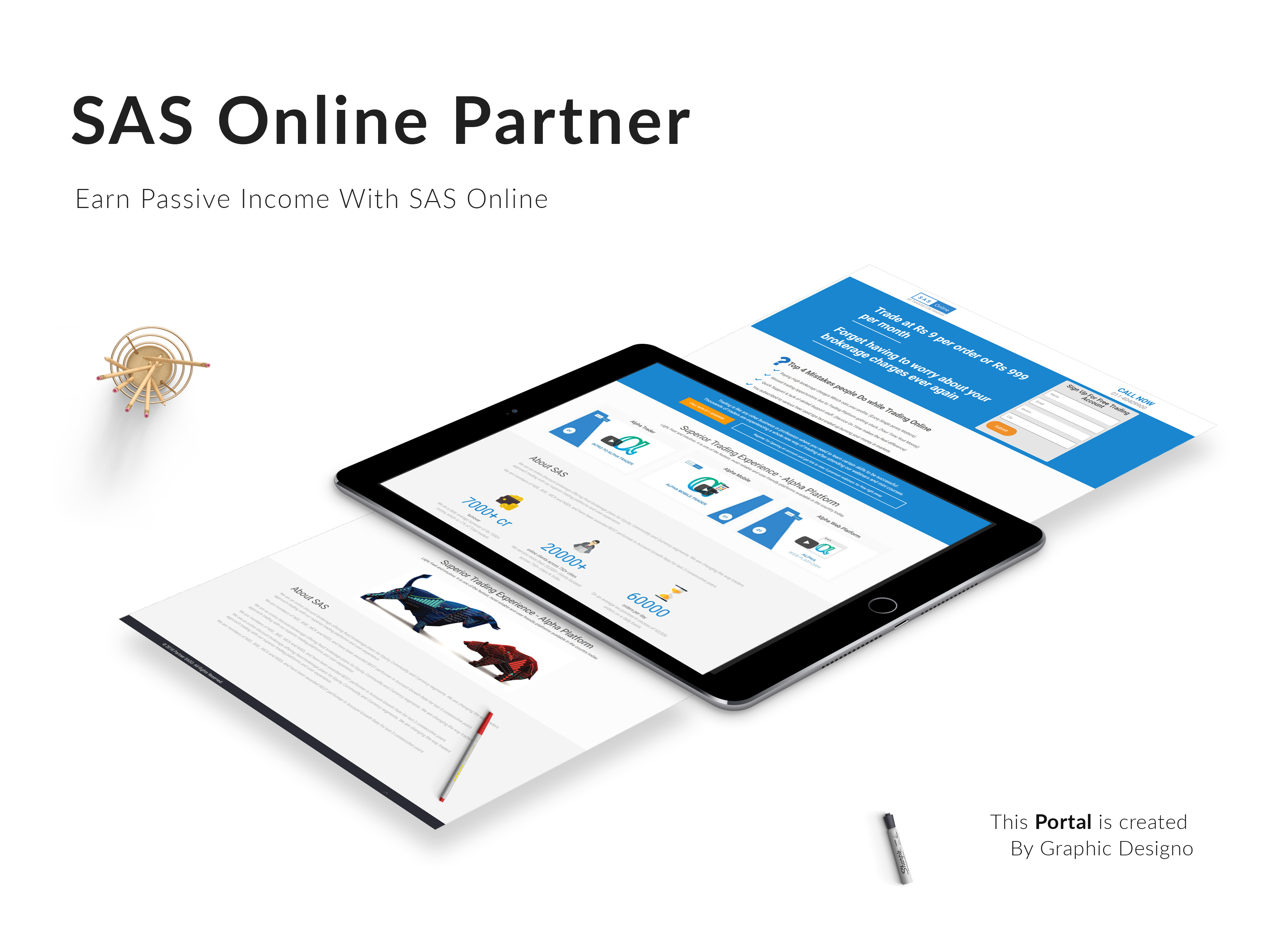 sas-online-partner-frontpage-designing